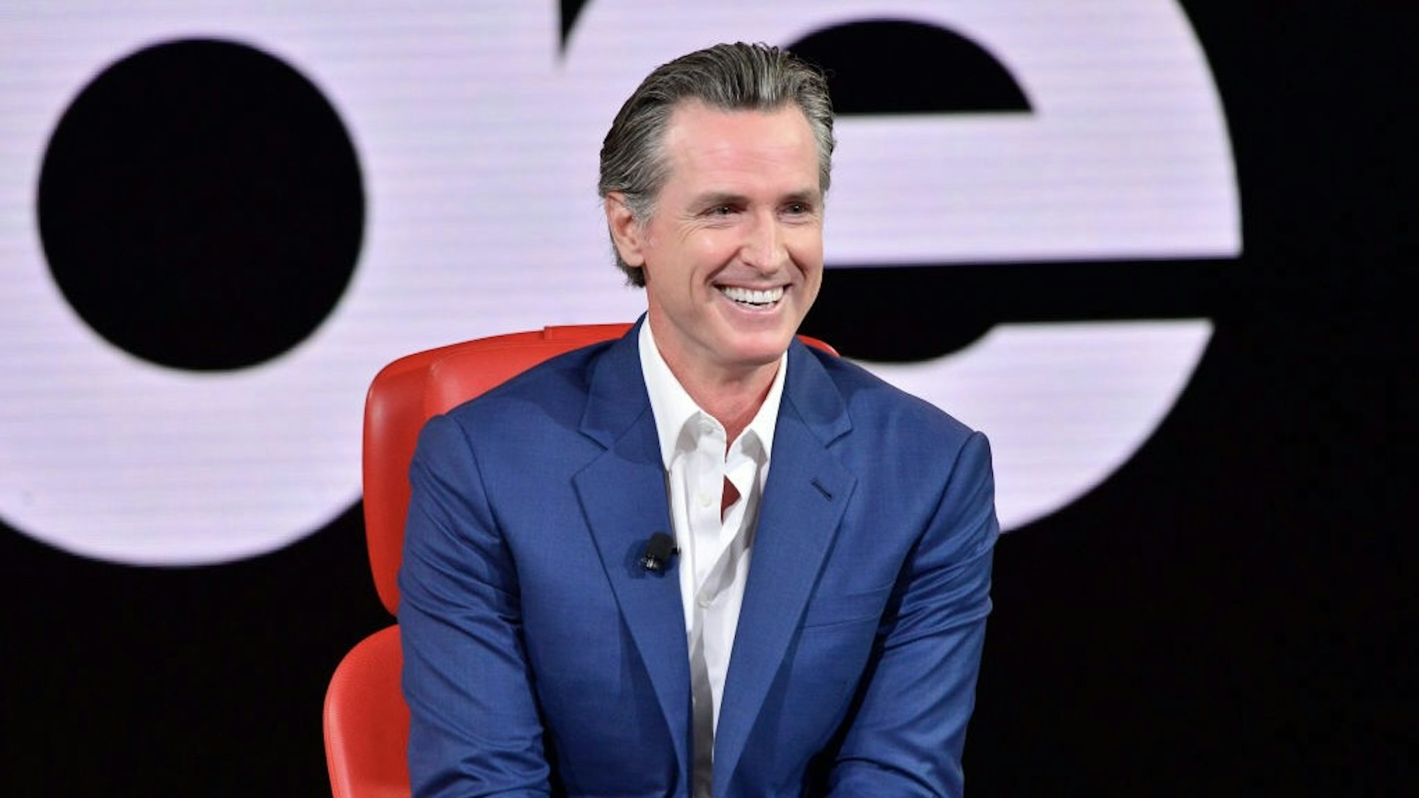 Vox Media's 2022 Code Conference - Day 2 BEVERLY HILLS, CALIFORNIA - SEPTEMBER 07: Governor of California Gavin Newsom speaks onstage during Vox Media's 2022 Code Conference - Day 2 on September 07, 2022 in Beverly Hills, California. (Photo by Jerod Harris/Getty Images for Vox Media) Jerod Harris / Stringer