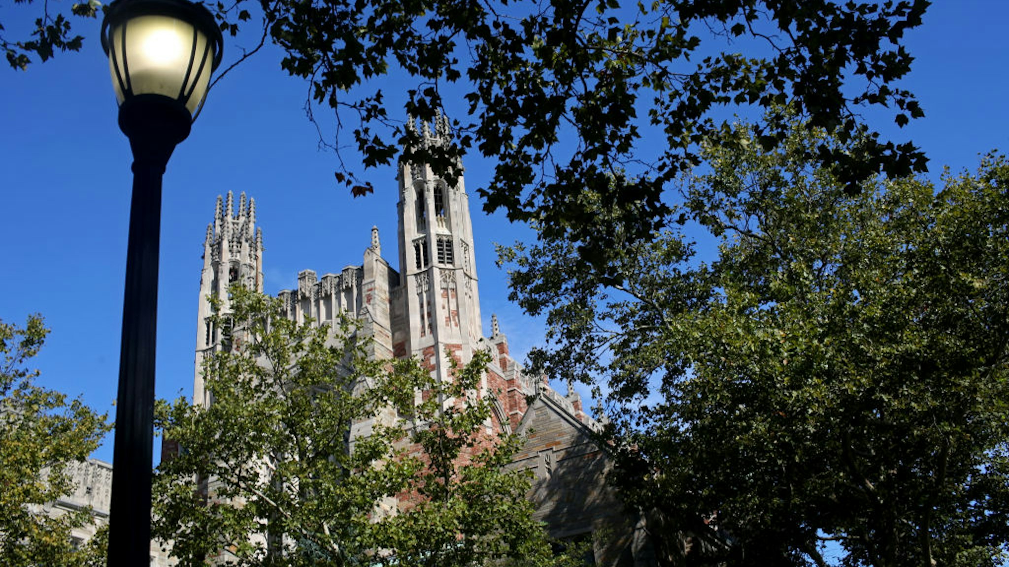 NEW HAVEN, CT - SEPTEMBER 27: Yale University Law School is shown on the day the U.S. Senate Judiciary Committee was holding hearings for testimony from Supreme Court nominee Brett Kavanaugh and Dr. Christine Blasey Ford on September 27, 2018 in New Haven, Connecticut. Blasey Ford, a professor at Palo Alto University and a research psychologist at the Stanford University School of Medicine, has accused Kavanaugh of sexually assaulting her during a party in 1982 when they were high school students in suburban Maryland. (Photo by Yana Paskova/Getty Images)