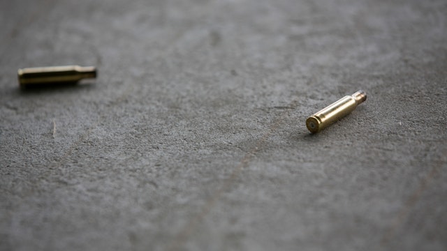 Bullets On Street - stock photo