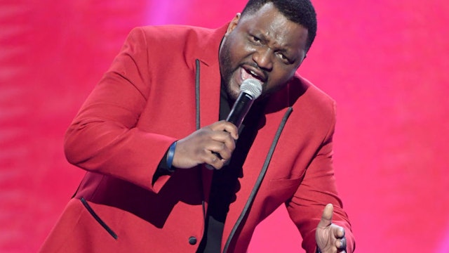 Actor/comedian Aries Spears co-hosts the 2020 Adult Video News Awards at The Joint inside the Hard Rock Hotel & Casino on January 25, 2020 in Las Vegas, Nevada.