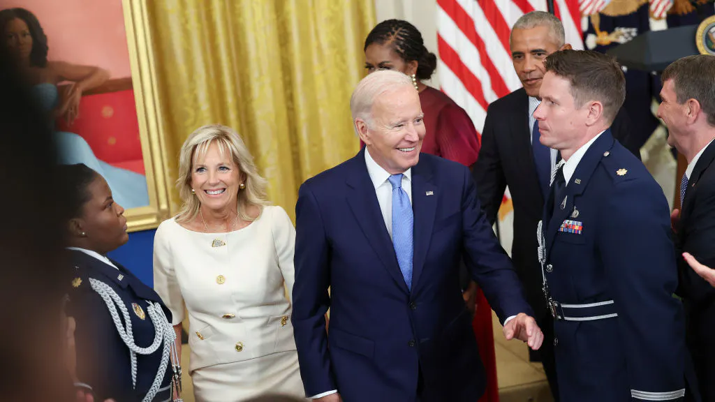 President Biden Gets Caught Sitting Out A Standing Ovation — For His Own First Lady