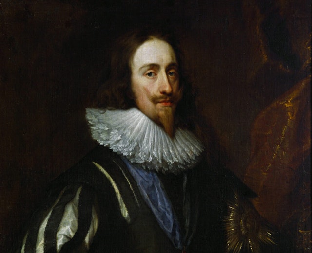 Charles I, King of England (1600-1649), son of James I and Anne of Denmark. Charles I was beheaded in London in 1649, upon order of Oliver Cromwell and his purged parliament