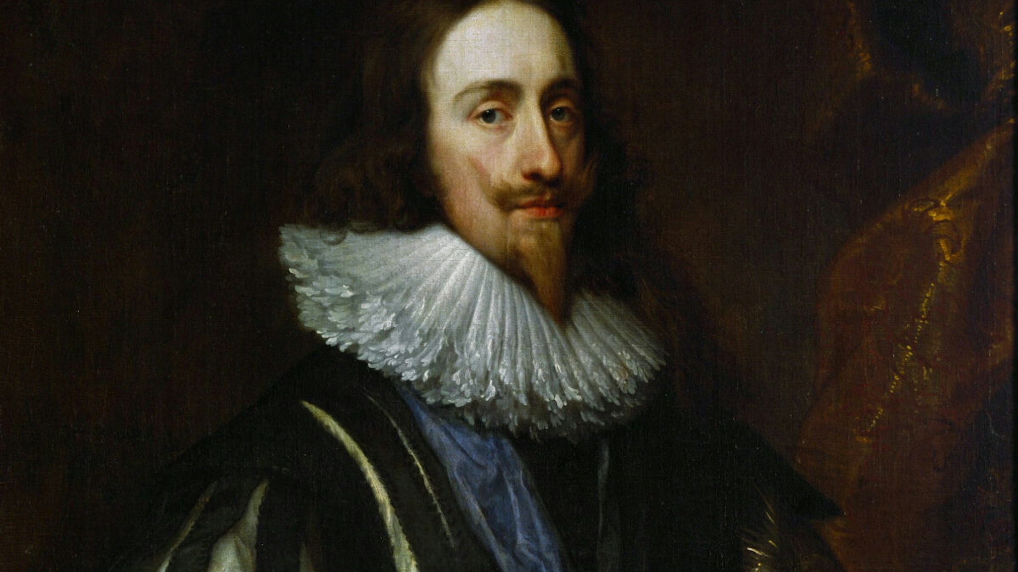 Charles I, King of England (1600-1649), son of James I and Anne of Denmark. Charles I was beheaded in London in 1649, upon order of Oliver Cromwell and his purged parliament