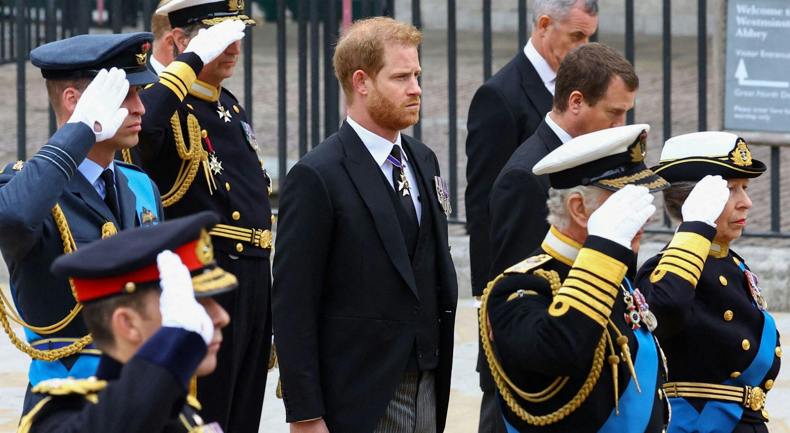 Prince Harry And Meghan Put In Second Row At Queen’s Funeral, Harry