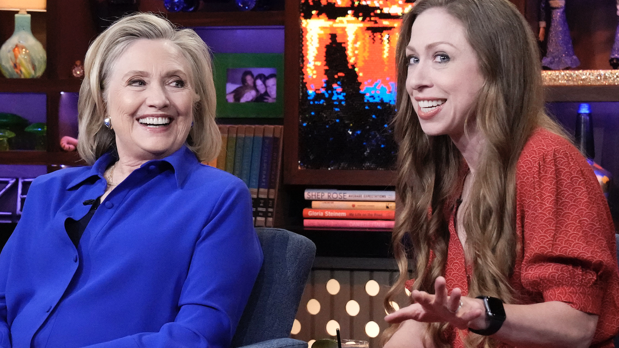 Hillary and Chelsea Clinton learned from Bravo host Andy Cohen that he had an affair with the then-first lady's Secret Service agent.