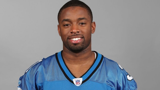 Stanley Wilson of the Detroit Lions poses for his 2007 NFL headshot at photo day in Detroit, Michigan