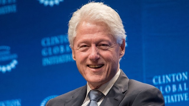 Former President Bill Clinton speaks at The Clinton Global Initiative Winter Meeting at Sheraton New York Times Square on February 4, 2016 in New York City.