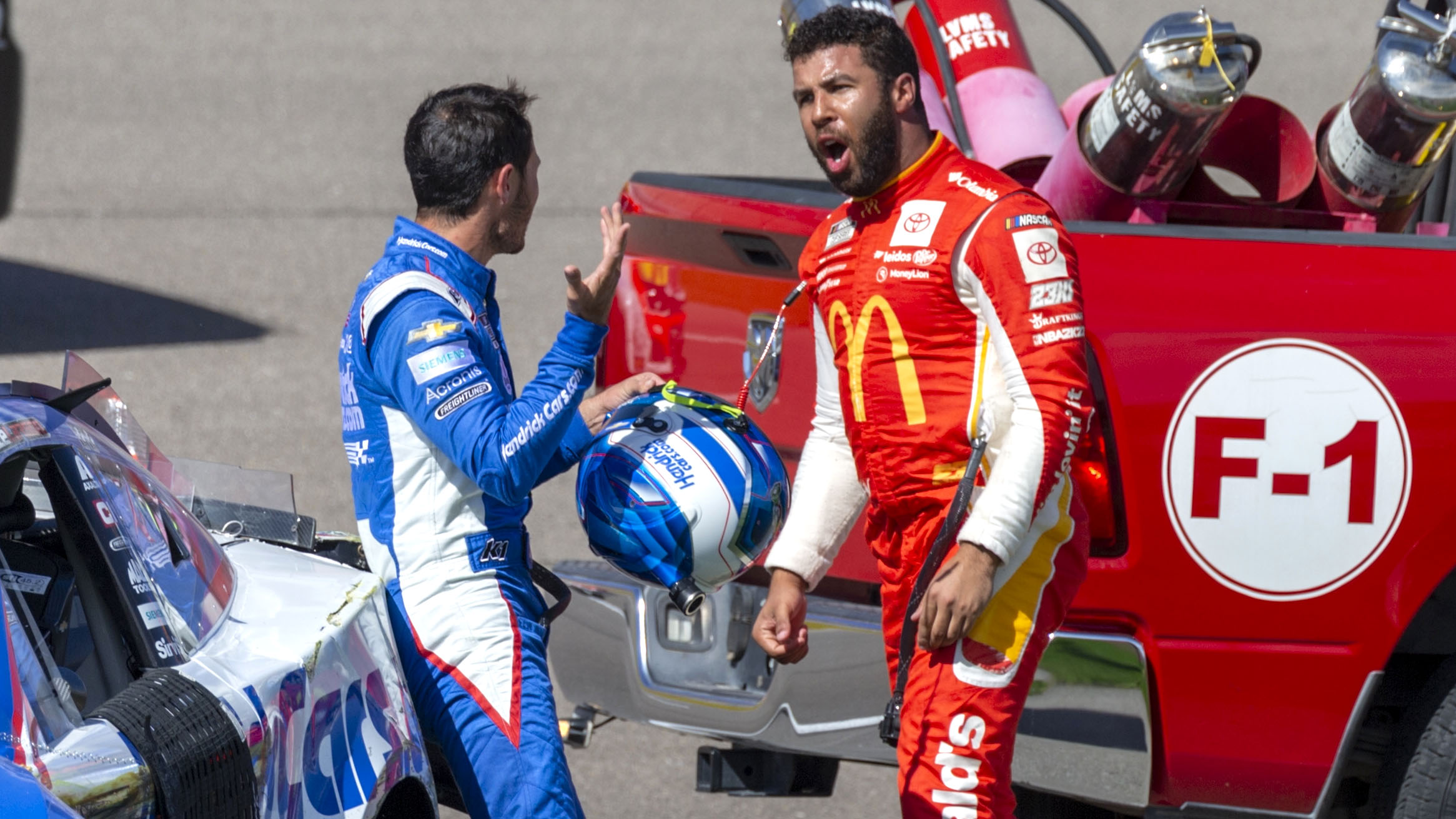 BREAKING: NASCAR Suspends Bubba Wallace For Crashing Into Driver And Then Attacking Him