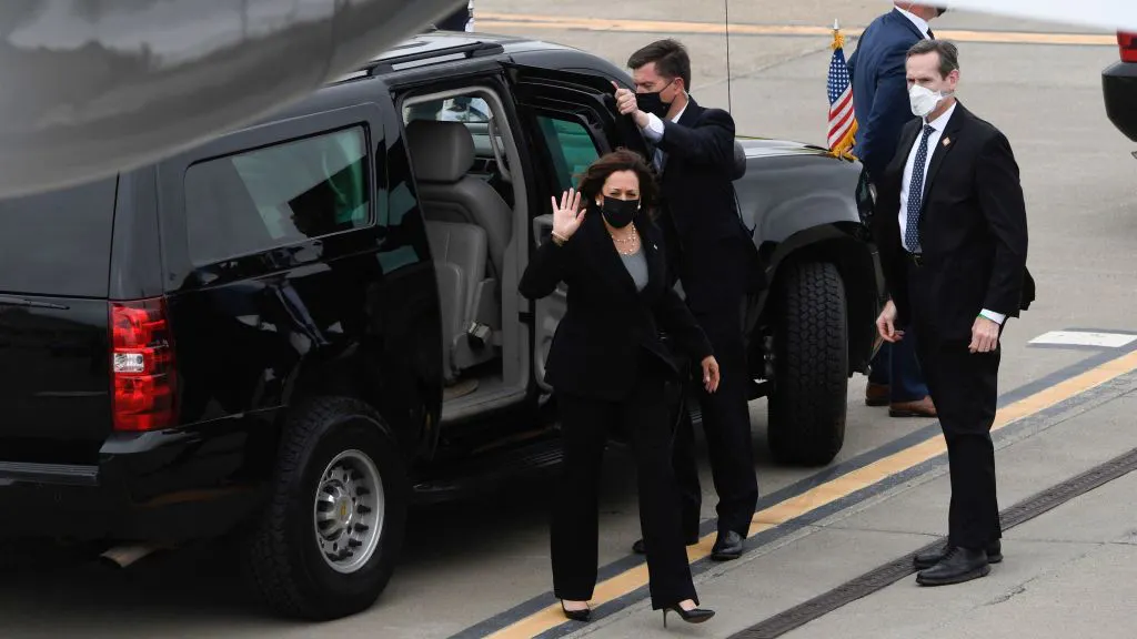 WashPost: VP Harris In ‘Car Accident.’ Reality: Driver Hit A Curb.