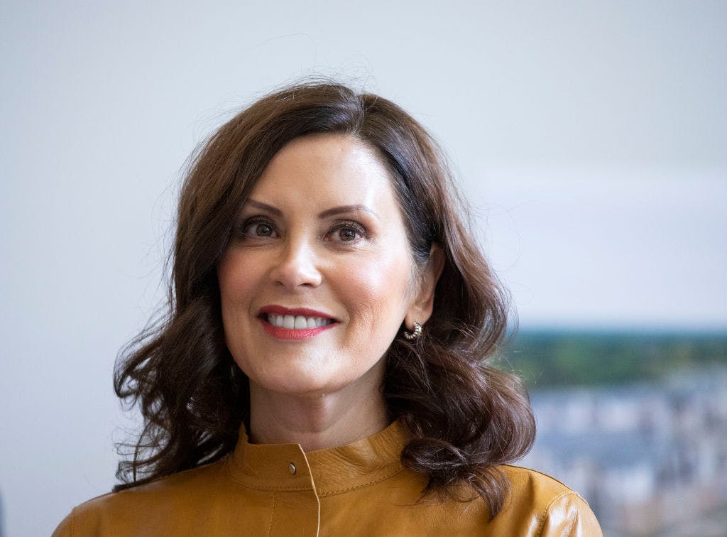 GRAND RAPIDS, MI - OCTOBER 05: Michigan Governor Gretchen Whitmer announces new economic development projects at an event on October 5, 2022 in Grand Rapids, Michigan. The projects were the result of a bipartisan bill the Governor signed this week. (Photo by Bill Pugliano/Getty Images)