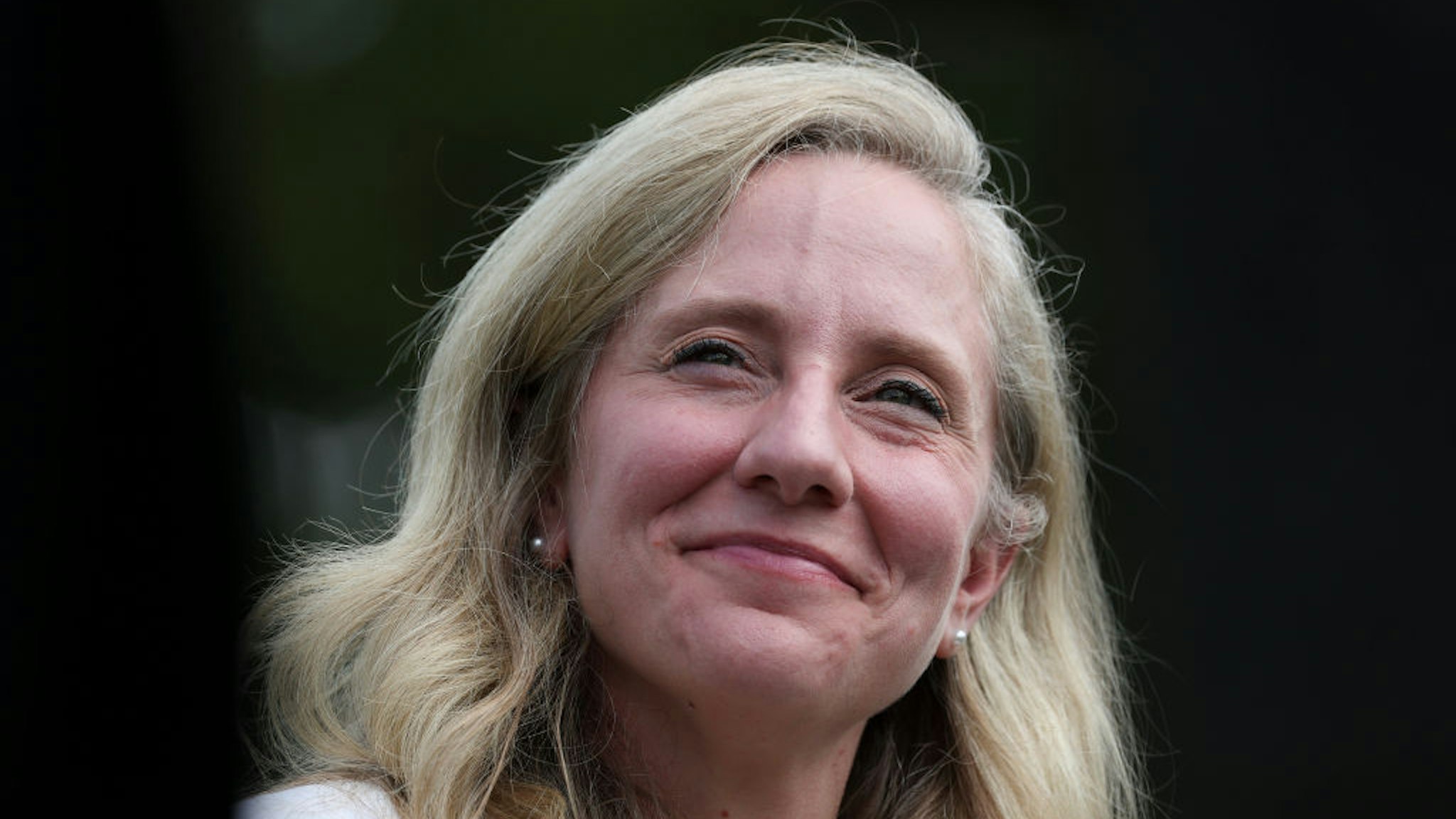 FREDERICKSBURG, VIRGINIA - AUGUST 25: U.S. Rep. Abigail Spanberger (D-VA) attends a press conference August 25, 2022 at the Mary Washington Hospital in Fredericksburg, Virginia. Spanberger joined with local healthcare leaders and state residents living with chronic diseases to discuss how the recently passed Inflation Reduction Act will impact drug costs for seniors and extend health insurance tax credits for middle-class families. (Photo by Win McNamee/Getty Images)