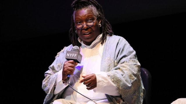 NEW YORK, NEW YORK - OCTOBER 01: Whoopi Goldberg speaks onstage during the "Till" world premiere Q &amp; A during the 60th New York Film Festival at Alice Tully Hall, Lincoln Center on October 01, 2022 in New York City. (Photo by Dia Dipasupil/Getty Images for FLC)