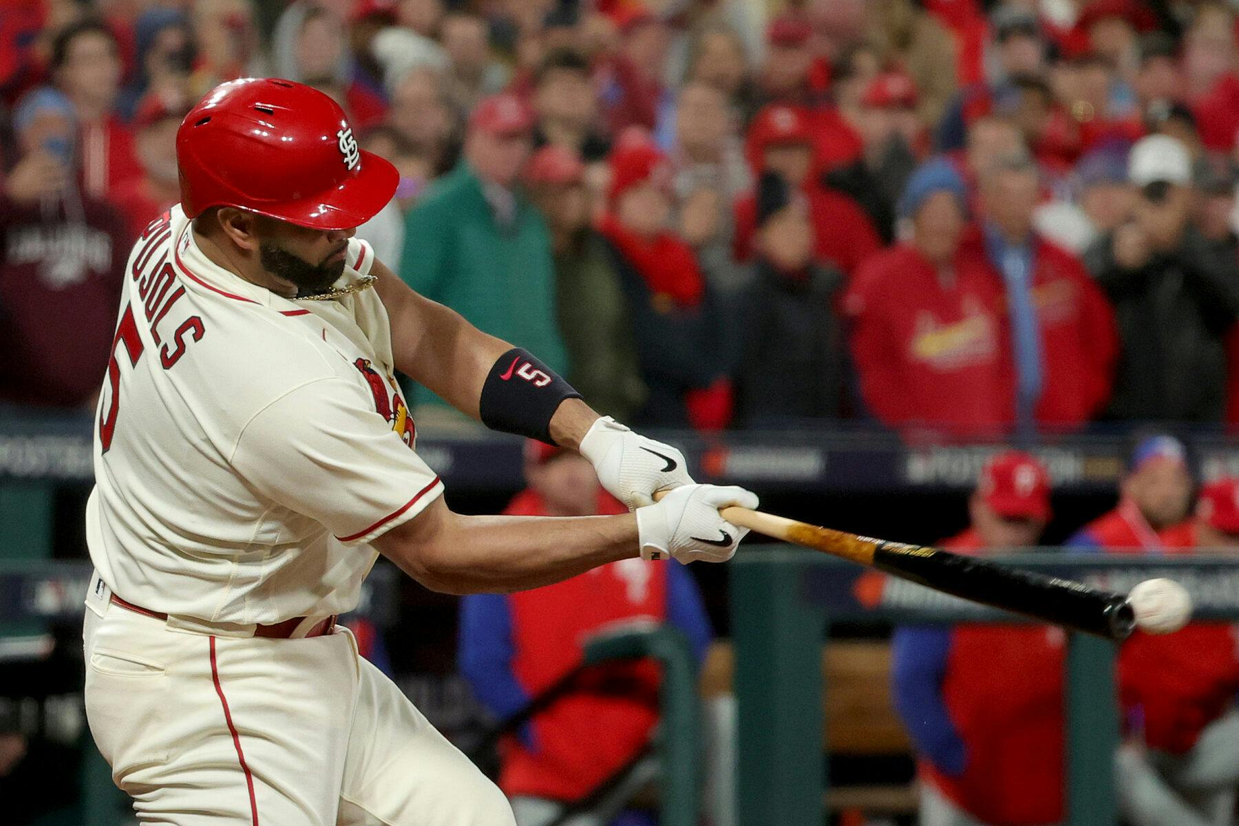 Here’s Why MLB Ruled Albert Pujols’ Bat Illegal In Hands Of Astros Catcher