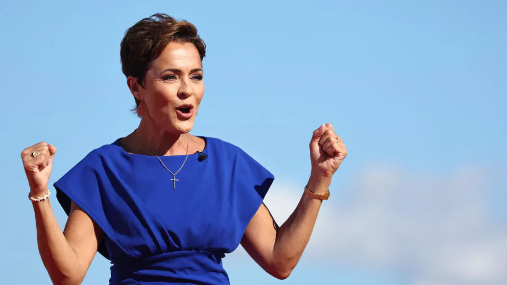 ‘Go Out And Try To Milk A Bull’: Rally Erupts When Kari Lake Challenges Democrat Opponent On Gender