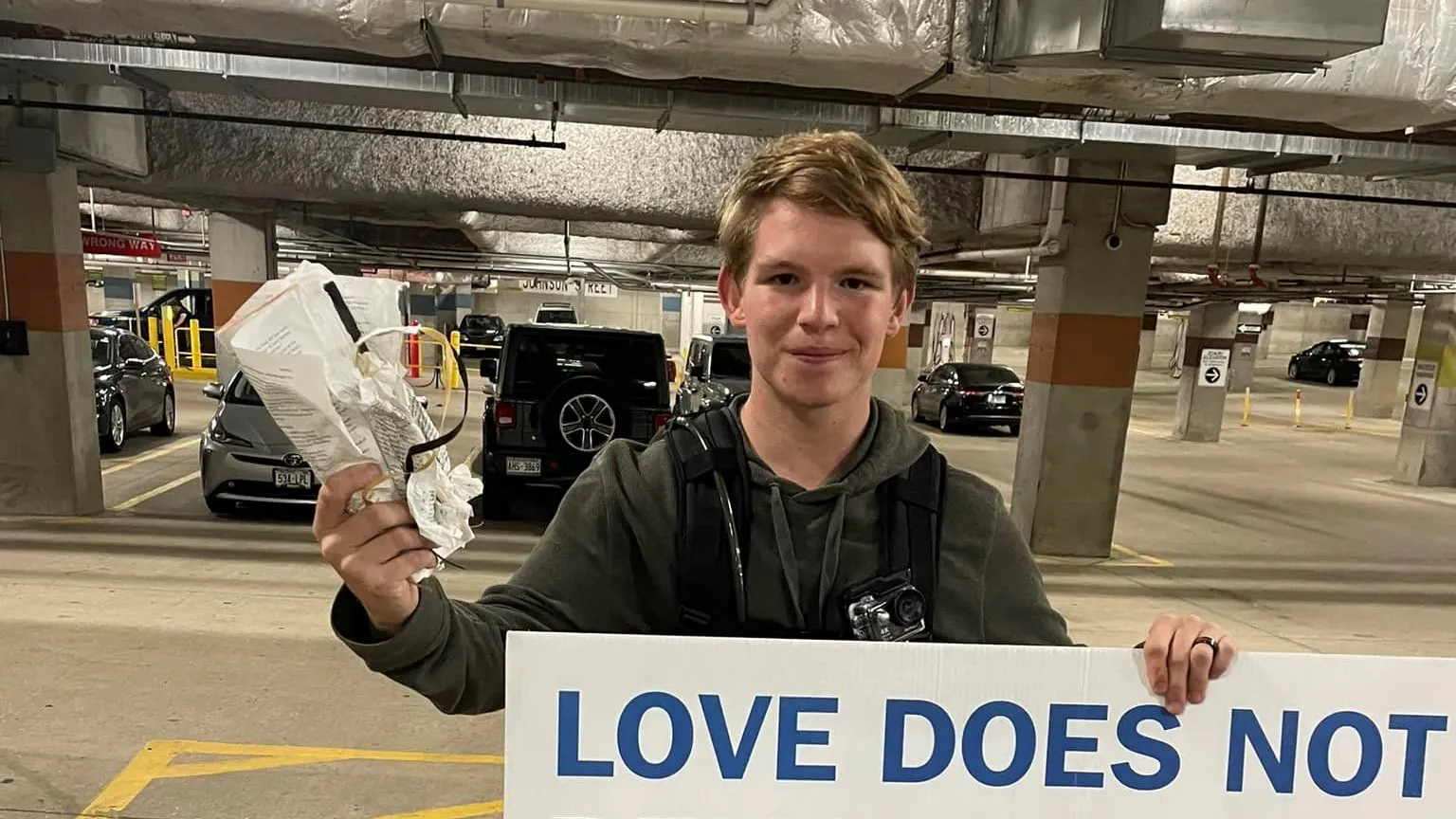 ‘I’m Called To Love God And Love My Neighbor’: 19-Year-Old Responds To Protester Who ‘Stole’ And Ate His Beloved Personal Bible At Matt Walsh Event