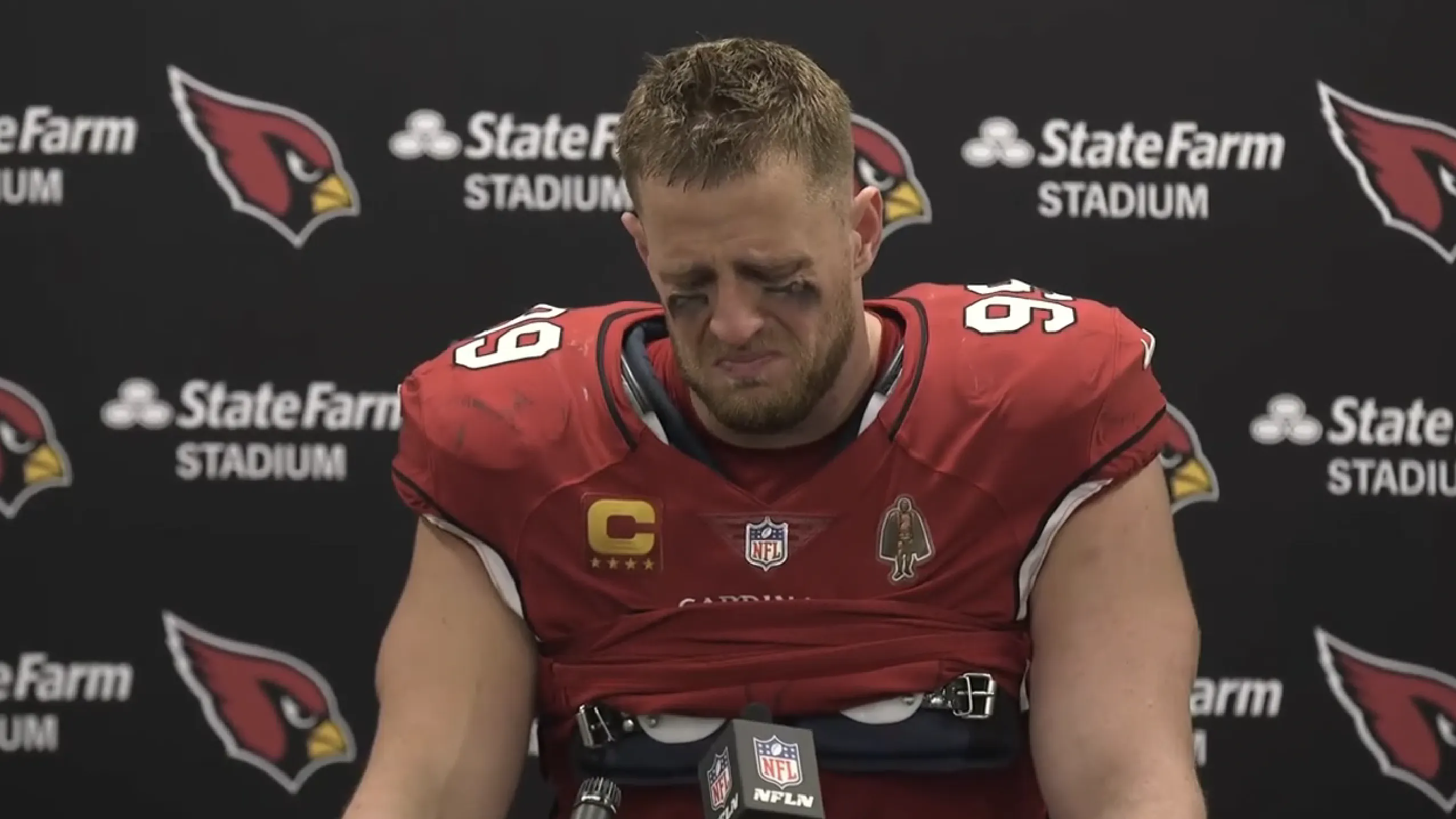 J.J. Watt Gets Emotional Following Emergency Heart Procedure: ‘I Have A Baby On The Way’