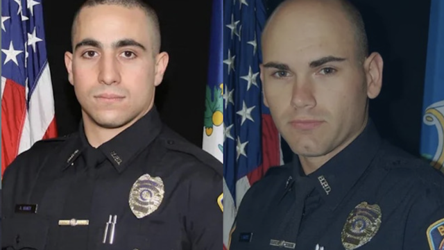 Two Connecticut police officers were killed Wednesday night after being lured into an apparent ambush by a fake domestic violence call, according to state police. Bristol Police Department officers Dustin DeMonte, 35, and Alex Hamzy, 34, were gunned down.