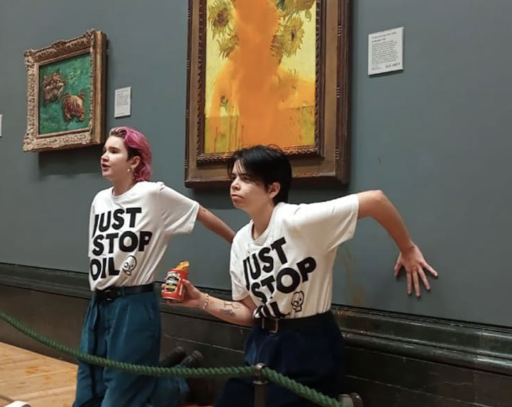 WATCH: Global Warming Protesters Vandalize One Of World’s Most Iconic Art Masterpieces