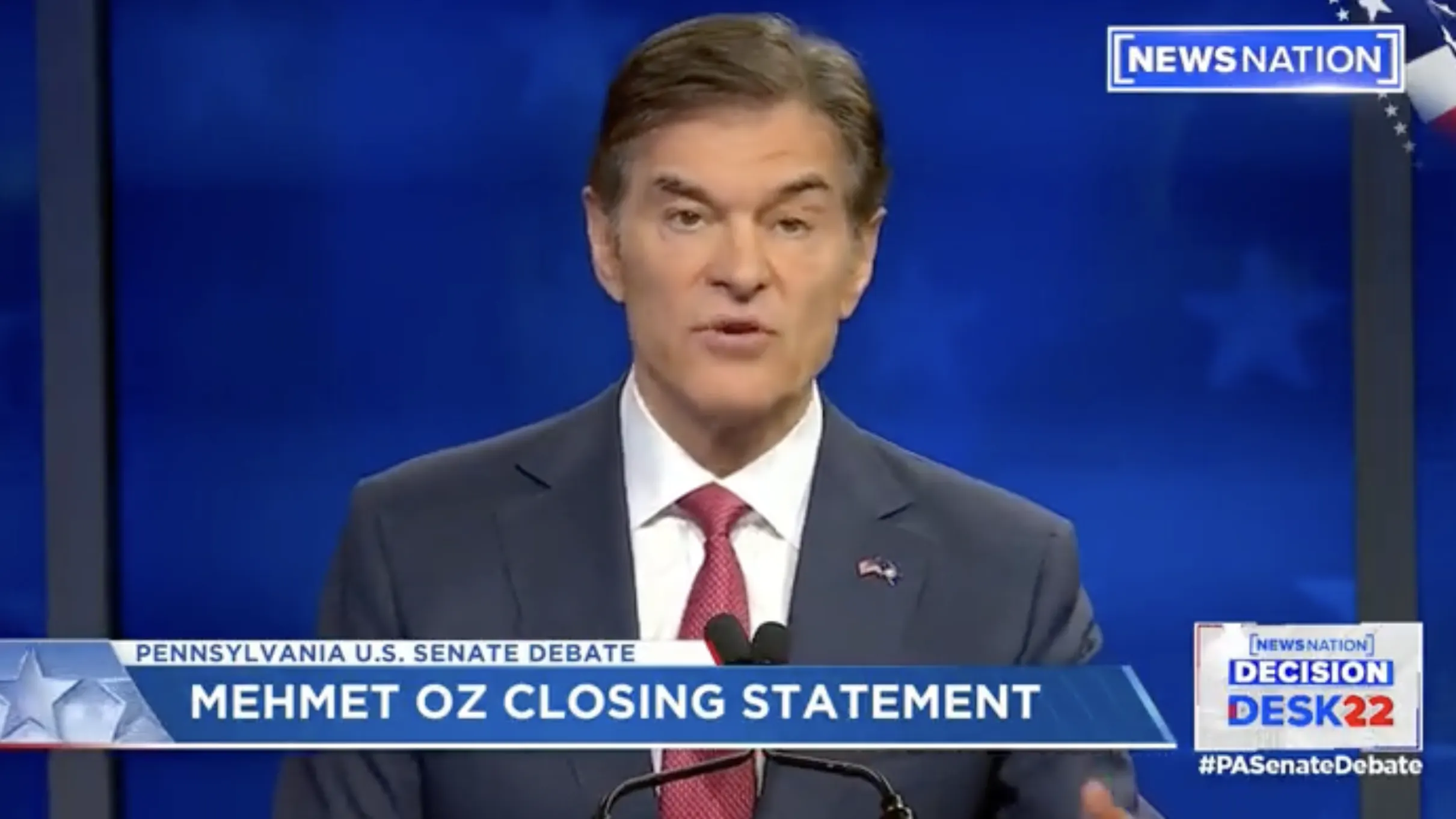 WATCH: Fetterman Yells At Oz During Closing Statements