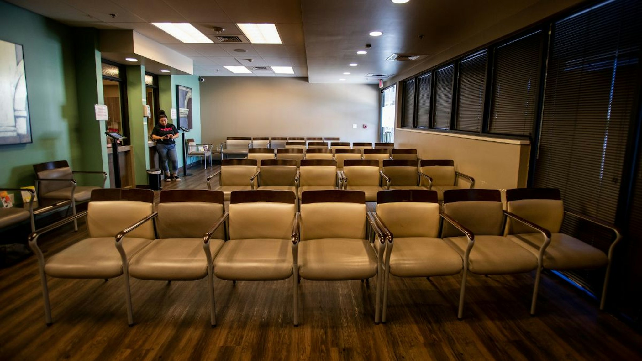 The waiting room at Alamo Womens Reproductive Services is empty as just an hour prior the Supreme Court overturned Roe v. Wade shutting down abortion services at Alamo Womens Reproductive Services on June 24, 2022 in San Antonio, Texas.
