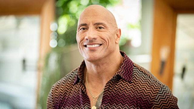Dwayne Johnson attends the Warner Bros. "Black Adam" photo call at SLS Hotel, a Luxury Collection Hotel, Beverly Hills on October 06, 2022 in Los Angeles, California.