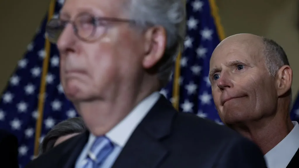 Rick Scott Announces Bid To Oust McConnell As Senate GOP Leader