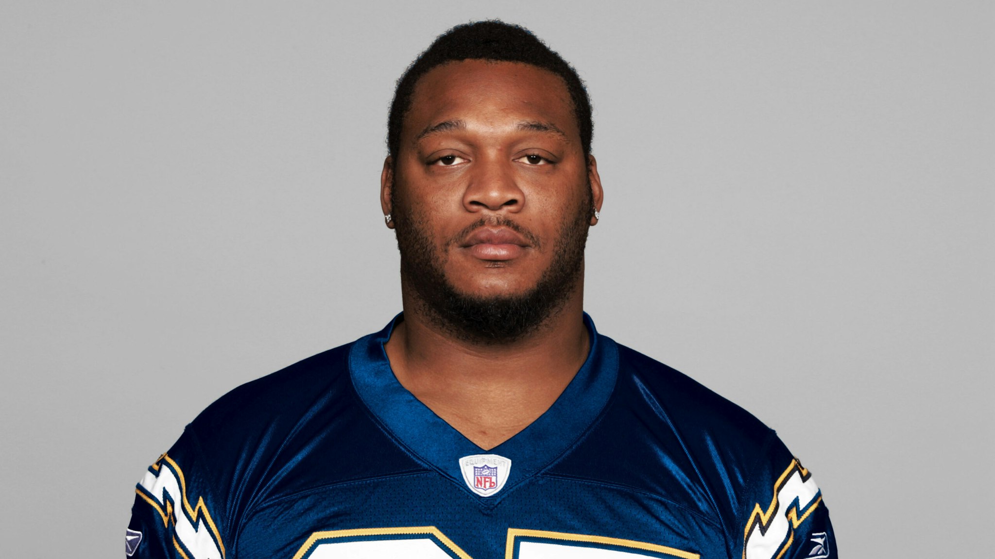 SAN DIEGO - 2005: Adrian Dingle of the San Diego Chargers poses for his 2005 NFL headshot at photo day in San Diego, California.