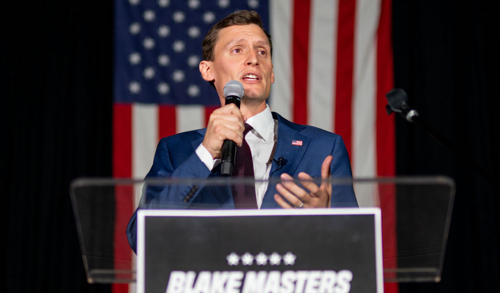 Blake Masters is reportedly running for Senate in Arizona once again.