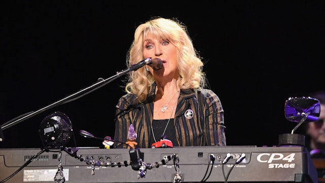 NEW YORK, NY - MARCH 11: Christine McVie of Fleetwood Mac performs onstage during Fleetwood Mac In Concert at Madison Square Garden on March 11, 2019 in New York City.