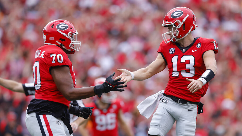 What Does The C And A On The College Football Jersey Mean