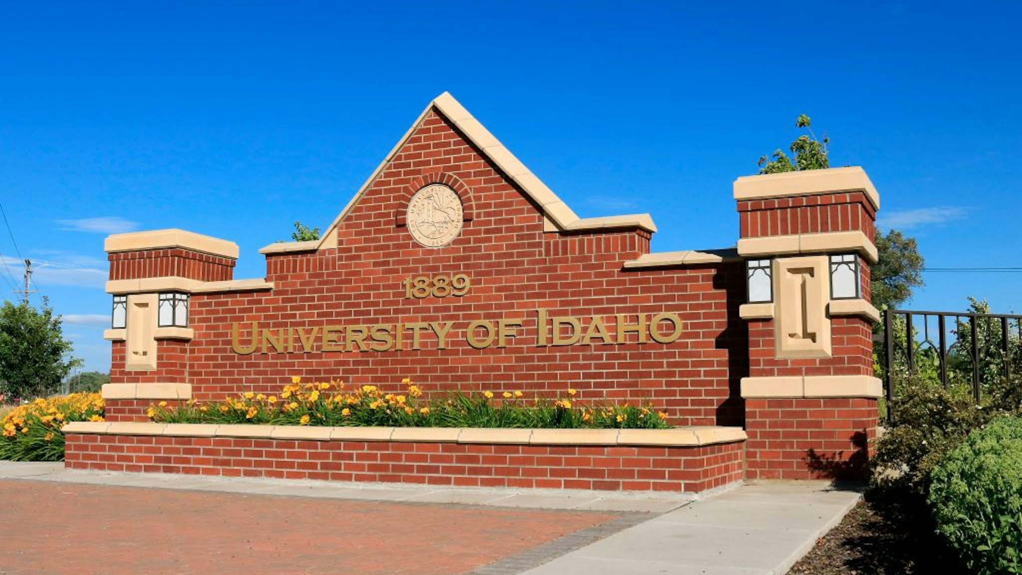 University of Idaho entry sign
