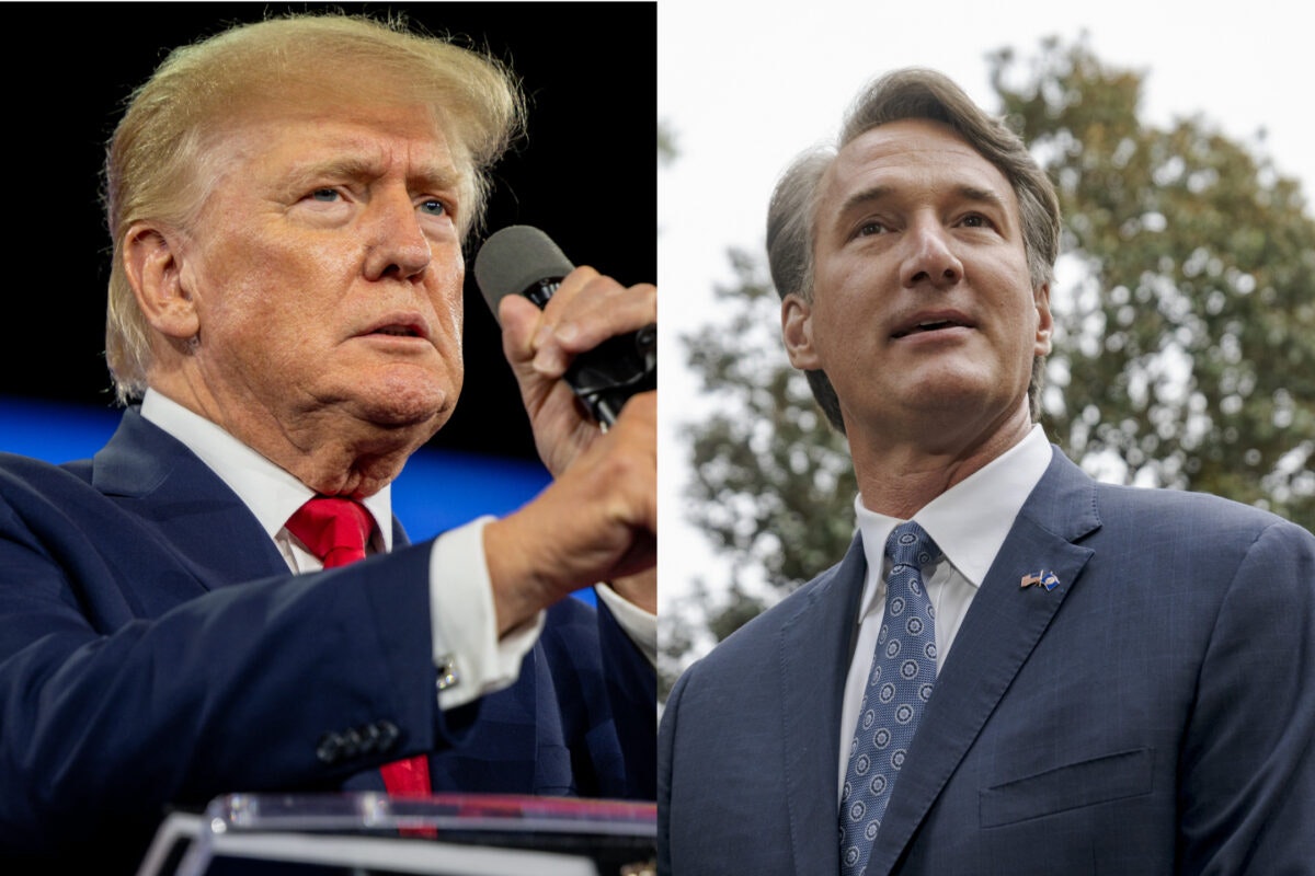 Trump Follows Up Attack On DeSantis With Bizarre Swipe At Youngkin