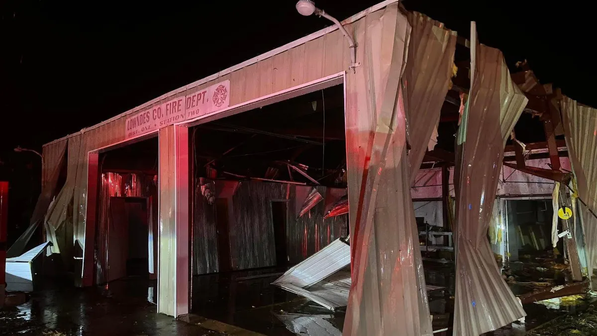 Tornadoes Strike Across South, Leaving At Least 2 Dead