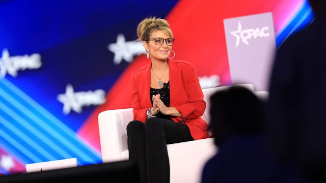 Sarah Palin, former governor of Alaska, during the Conservative Political Action Conference (CPAC) in Dallas, Texas, US, on Thursday, Aug. 4, 2022.