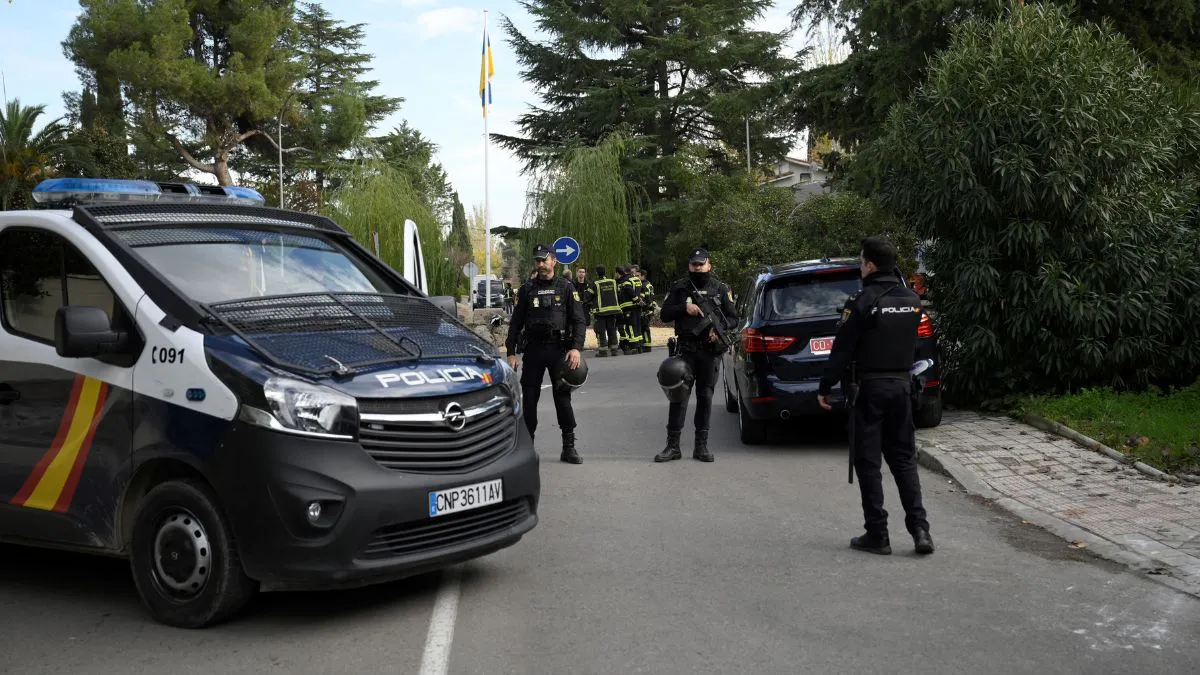 Explosion At Ukrainian Embassy In Spain Injures One Person