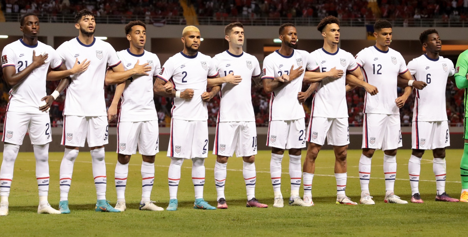 USA make World Cup statement by REDESIGNING their crest with rainbow colors