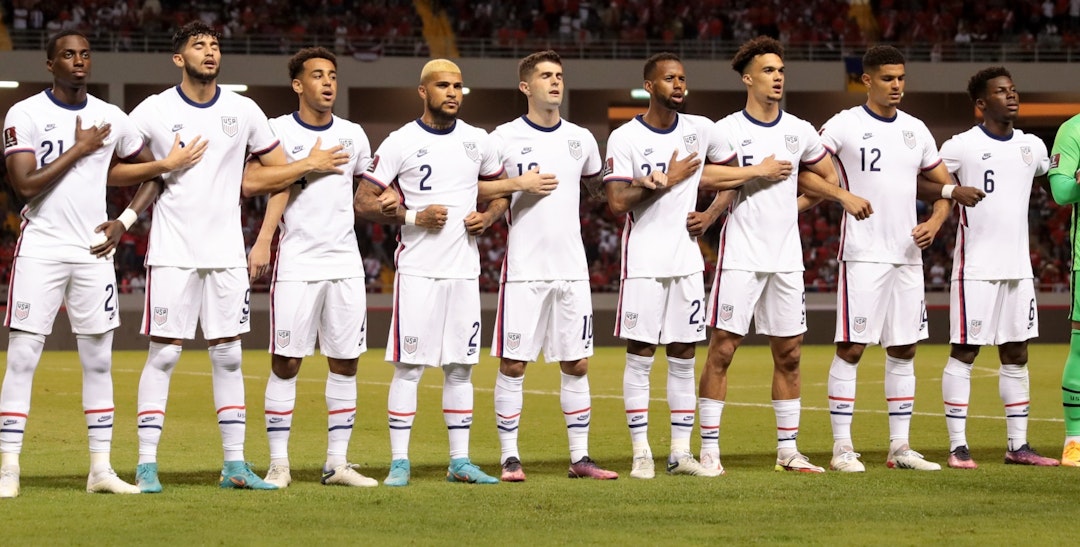Us Mens Soccer Team Redesigns Red White And Blue Crest With Rainbow