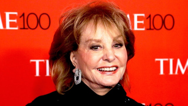 NEW YORK, NY - APRIL 21: (EDITOR'S NOTE: This image was created using digital filters.) Barbara Walters attends the 2015 Time 100 Gala at Frederick P. Rose Hall, Jazz at Lincoln Center on April 21, 2015 in New York City.