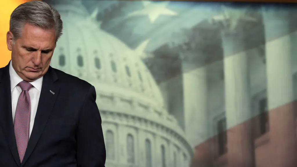 ‘Only Kevin’ Vs. ‘Never Kevin.’ Opposing Groups Face Off Over McCarthy Speaker Bid.