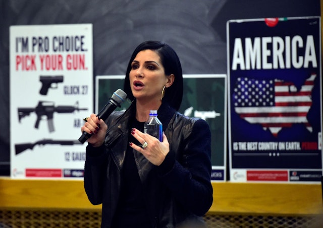BOULDER, CO - OCT 10, 2019: Former National Rifle Association spokesperson Dana Loesch speaks about saving the Second Amendment during a event on Thursday on the University of Colorado campus in Boulder. (Photo by Jeremy Papasso/Staff Photographer)
