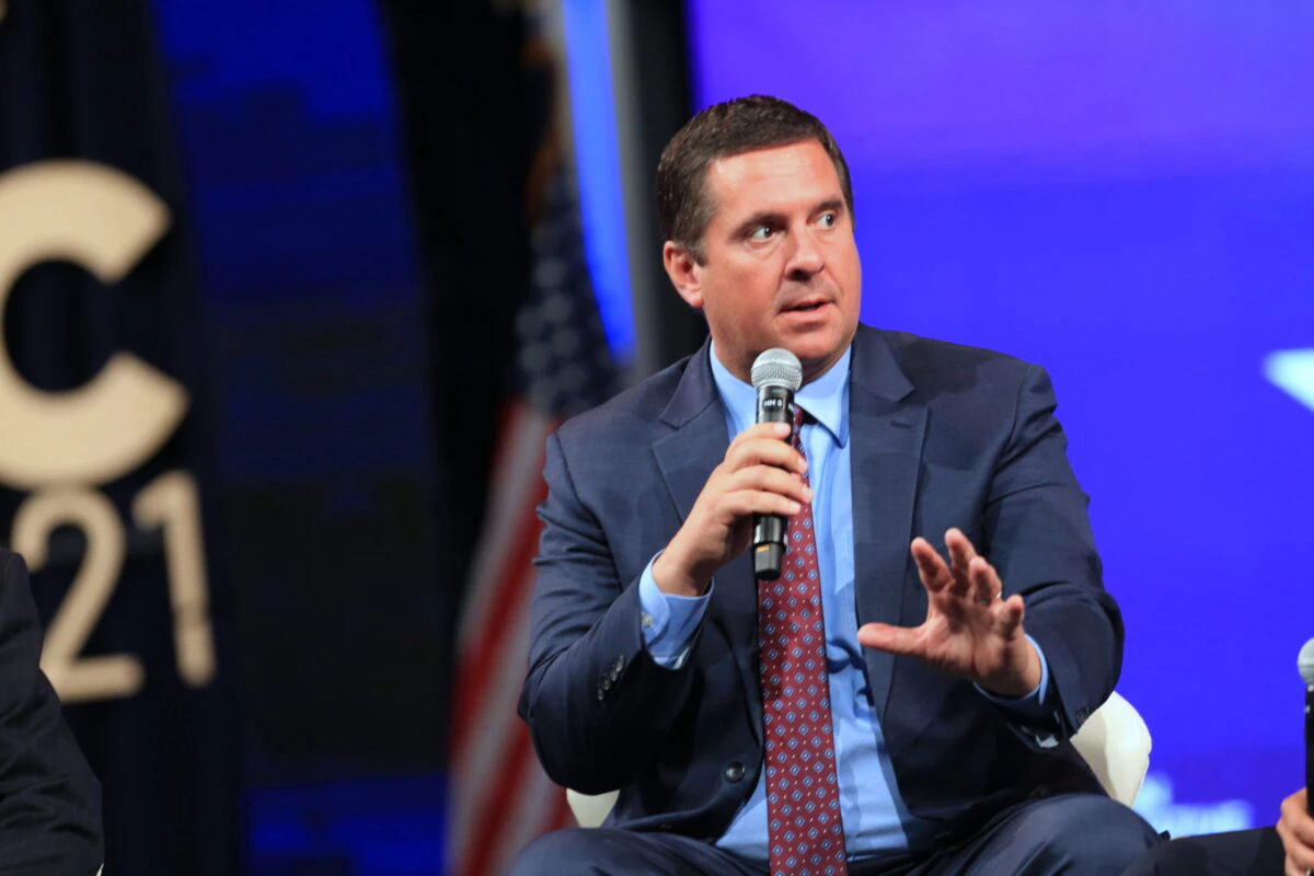 Devin Nunes, a Republican from California, speaks during the Conservative Political Action Conference (CPAC) in Dallas, Texas, U.S., on Sunday, July 11, 2021.