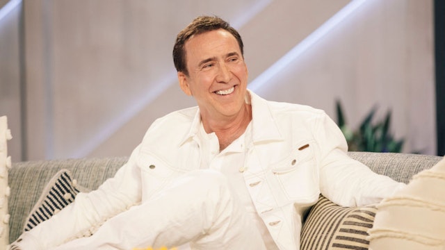 THE KELLY CLARKSON SHOW -- Episode 1161 -- Pictured: Nicolas Cage -- (Photo by: Weiss Eubanks/NBCUniversal/NBCU Photo Bank via Getty Images)
