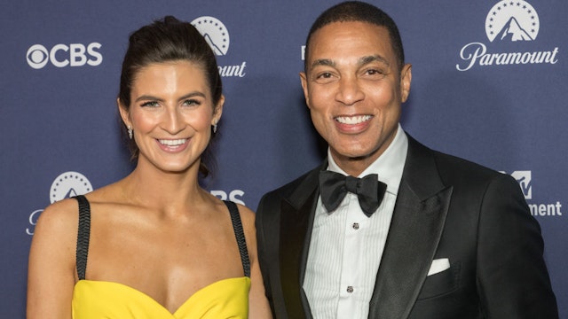 WASHINGTON, DC - APRIL 30: (L-R) Kaitlan Collins and Don Lemon attend Paramount’s White House Correspondents’ Dinner after party at the Residence of the French Ambassador on April 30, 2022 in Washington, DC. (Photo by Shedrick Pelt/Getty Images)