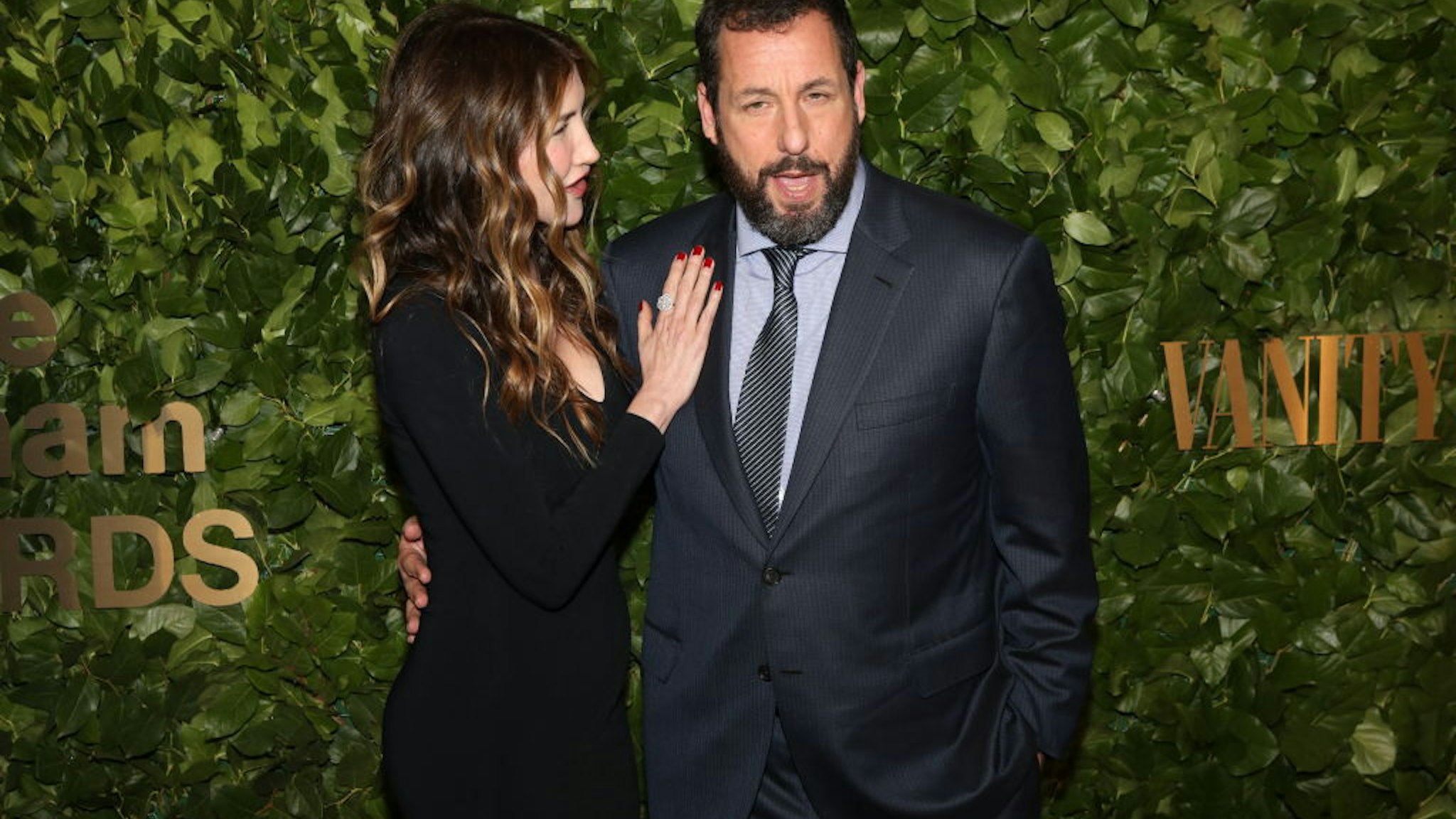 NEW YORK, NEW YORK - NOVEMBER 28: Jackie Sandler and Adam Sandler attend the 2022 Gotham Awards at Cipriani Wall Street on November 28, 2022 in New York City. (Photo by Udo Salters/Patrick McMullan via Getty Images)