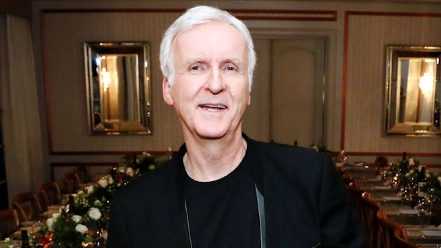 LOS ANGELES, CALIFORNIA - FEBRUARY 06: Director James Cameron attends Red Carpet Green Dress at the Private Residence of Jonas Tahlin, CEO of Absolut Elyx on February 06, 2020 in Los Angeles, California.