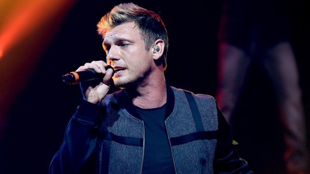 Singer Nick Carter of Backstreet Boys perform live on the Honda Stage at the iHeartRadio Theater LA on September 30, 2016 in Burbank, California.