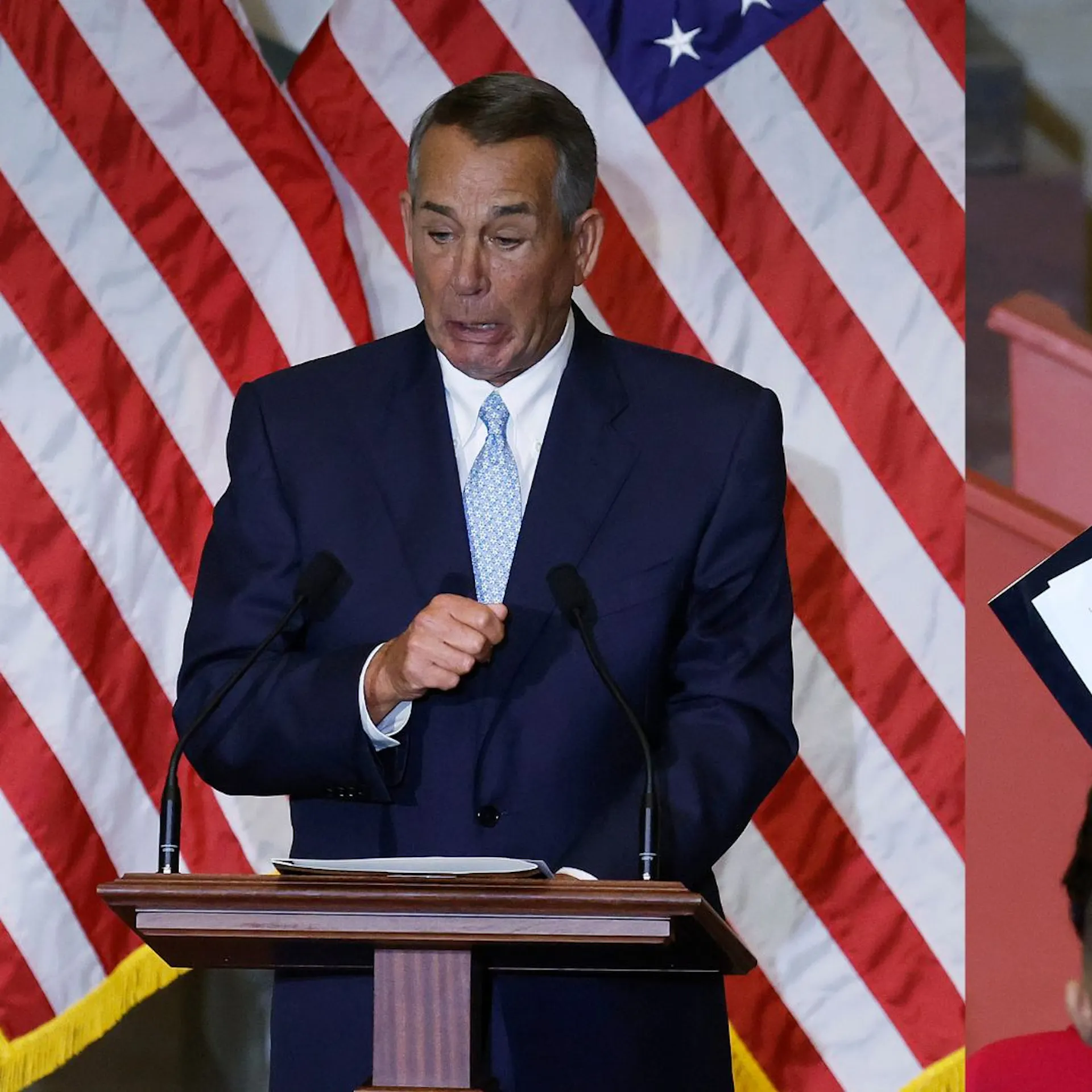 Boehner Cries For Pelosi While Conservatives Weep For America