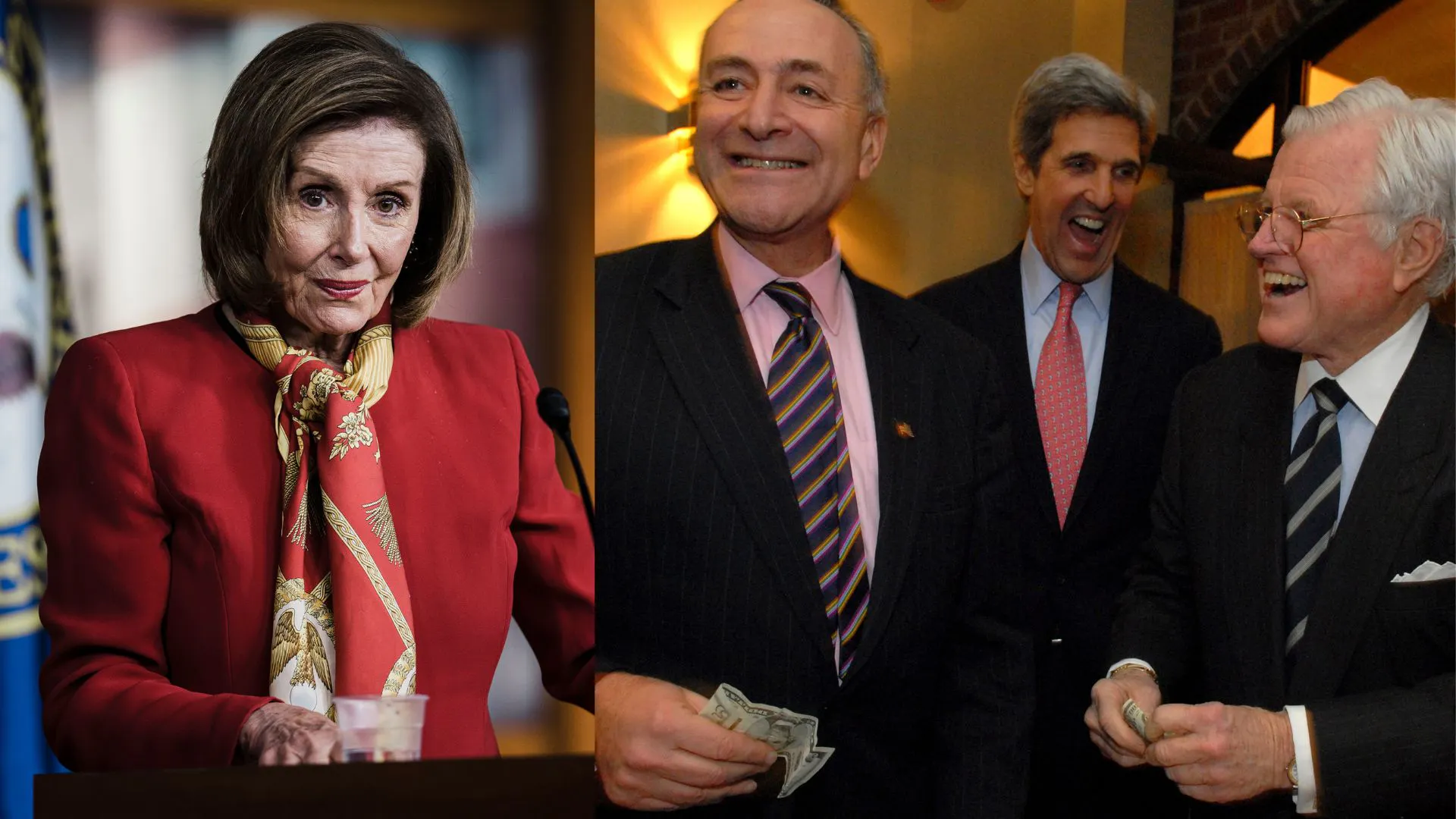 Thanks To CNN, You Can Watch Pelosi And Schumer Scarf Down Chinese Food And Slurp Some Soup