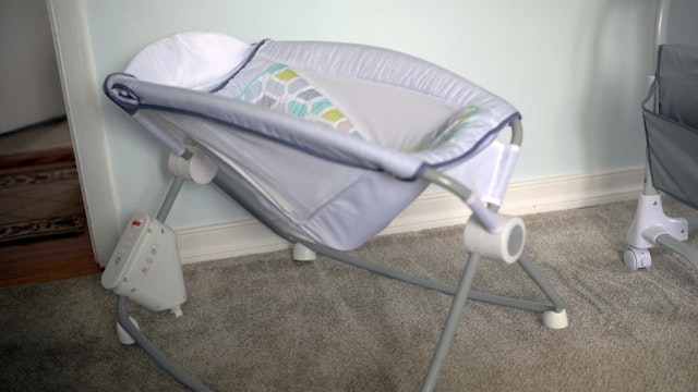Miana Marie ALEXANDRIA , VA - APRIL 16:vThe Fisher-Price Rock 'n Play sleeper in the home of Miana Marie, she used it for her 4 month old son Mason until the recall. Photo made in Alexandria, VA on April 16, 2019 . (Photo by John McDonnell/The Washington Post via Getty Images) The Washington Post / Contributor