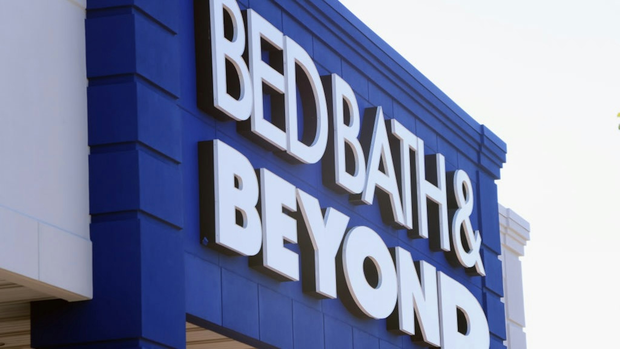 General Views of New York WESTBURY, NEW YORK - SEPTEMBER 15: A general view of a Bed Bath & Beyond store on September 15, 2022 in Westbury New York, United States. Many families along with businesses are suffering the effects of inflation as the economy is dictating a change in spending habits. (Photo by Bruce Bennett/Getty Images) Bruce Bennett / Staff